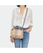 Sac bandouliere Theresa en cuir macchiato - 23,5 x 17 cm