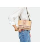 Sac bandouliere Theresa en cuir macchiato - 23,5 x 17 cm