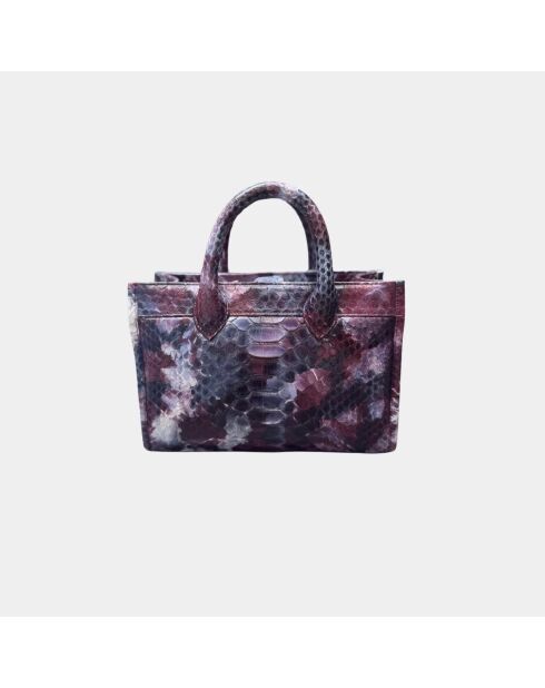 Sac bandouliere Ana en cuir lava - 31 x 13,5 cm