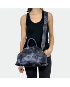 Bolso de hombro Jade soft en piel al anochecer - 35 x 22 cm