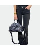 Bolso de hombro Jade soft en piel al anochecer - 35 x 22 cm