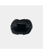 Sac bandouliere souple Uniq en cuir big camargue black - 31 x 20 cm
