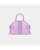 Bandolera Jade soft en piel color lima - 35 x 22 cm