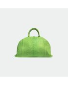 Bandolera Jade soft en piel color lima - 35 x 22 cm