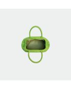 Bandolera Jade soft en piel color lima - 35 x 22 cm