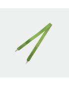 Bandolera Jade soft en piel color lima - 35 x 22 cm