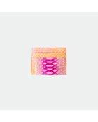Kiko Rosario Kartenetui aus Leder, 10,5 x 8,5 cm