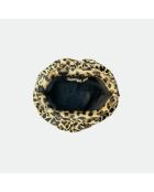 Sac bandouliere souple Uniq en cuir big leopard - 31 x 20 cm