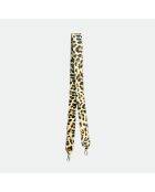 Sac bandouliere souple Uniq en cuir big leopard - 31 x 20 cm