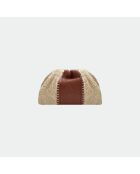 Bolso de hombro Uniq de piel suave de piel de oveja para bebé, 23 x 18 cm