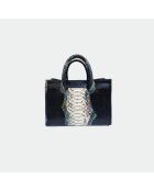 Sac bandouliere Ana en cuir moon - 31 x 13,5 cm