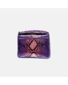 Sac bandouliere Theresa en cuir violet - 23,5 x 17 cm