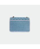 Bolso de hombro Theresa de piel vaquera - 23,5 x 17 cm