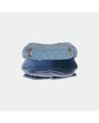 Bolso de hombro Theresa de piel vaquera - 23,5 x 17 cm