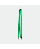Bolsa grande de piel suave de color verde brillante - 31 x 20 cm