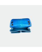 Sac bandouliere Theresa en cuir deep ocean - 23,5 x 17 cm