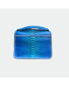 Sac bandouliere Theresa en cuir deep ocean - 23,5 x 17 cm