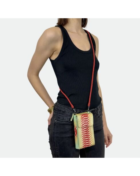 Tasche Meghan Bee aus Leder, 17,5 x 10 cm