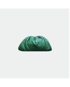 Funda de piel suave verde perforada para bebé, 23 x 18 cm