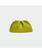 Bolsa blanda Big Pistache Python - 31 x 20 cm
