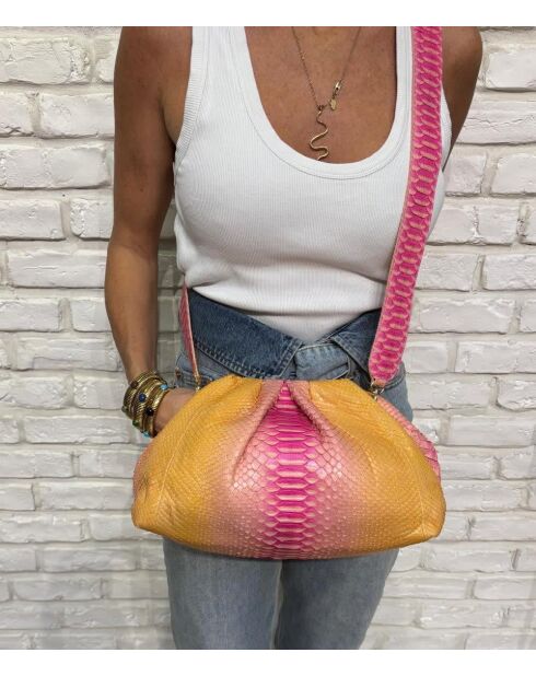 Bolso blando Uniq grande de piel Rosario - 31 x 20 cm