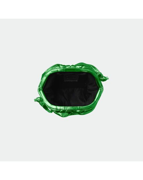 Funda de piel suave para bebé de color verde brillante, 23 x 18 cm