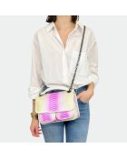 Sac bandouliere Theresa en cuir belize - 23,5 x 17 cm