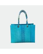 Bolso de hombro Giorgio de piel oceánica - 30,5 x 40 cm