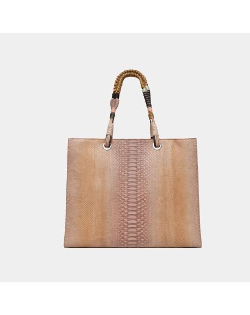 Sac bandouliere giorgio en cuir macchiato - 30,5 x 40 cm