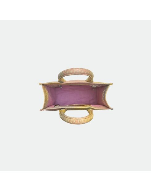 Sac bandouliere Ana en cuir sunrise - 31 x 13,5 cm