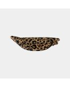 Riñonera de piel Mike Leopard, 34,5 x 14,5 cm