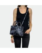 Sac bandouliere Ana en cuir after dark - 31 x 13,5 cm