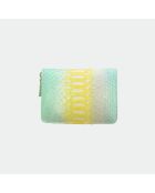 Cartera Bridget de piel mojito - 14 x 10 cm