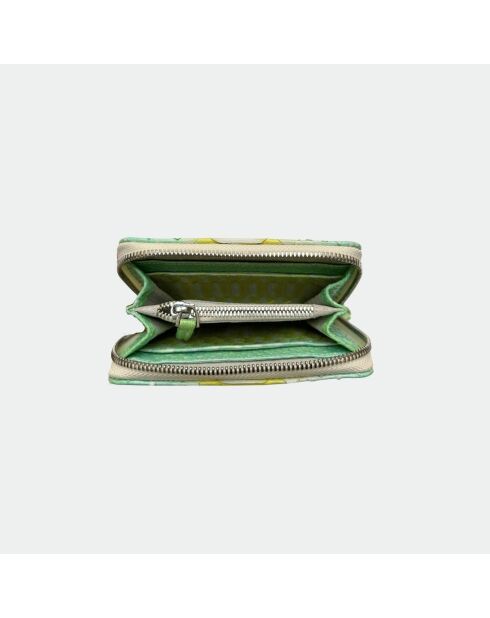 Cartera Bridget de piel mojito - 14 x 10 cm