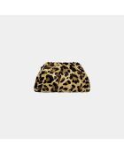 Bandolera Uniq de piel suave de leopardo para bebé, 23 x 18 cm