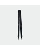 Funda de piel suave con purpurina negra brillante para bebé, 23 x 18 cm