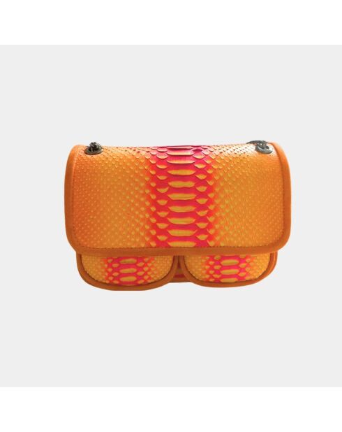 Sac bandouliere Theresa en cuir mango - 23,5 x 17 cm