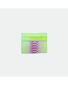 Portacarte Kiko Pixel in pelle - 10,5 x 8,5 cm