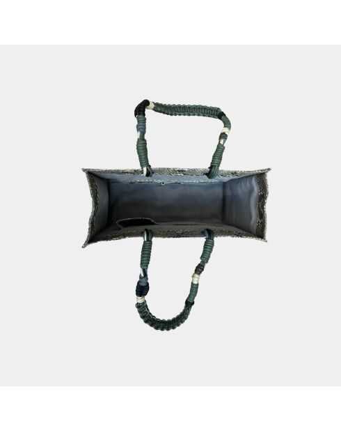 Sac bandouliere Giorgio en cuir army - 30,5 x 40 cm