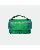 Sac bandouliere Theresa en cuir jungle - 23,5 x 17 cm
