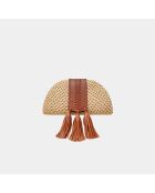 Sac bandouliere souple Uniq en cuir baby goa - 23 x 18 cm