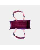 Sac bandouliere Giorgio en cuir iris - 30,5 x 40 cm