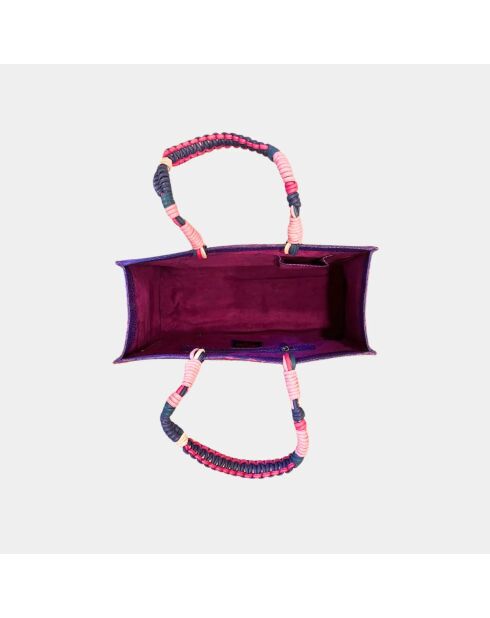 Sac bandouliere Giorgio en cuir iris - 30,5 x 40 cm