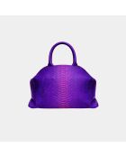 Sac bandouliere souple Jade en cuir iris - 35 x 22 cm