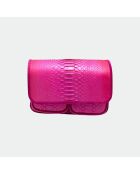 Bolso de hombro Theresa en piel de cerezo - 23,5 x 17 cm