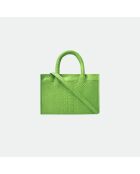 Bolso de hombro Ana de piel color lima - 31 x 13,5 cm