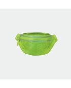 Bolso tipo banana Mike en piel color lima - 34,5 x 14,5 cm