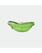 Bolso tipo banana Mike en piel color lima - 34,5 x 14,5 cm