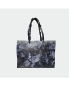 Sac bandouliere Giorgio en cuir after dark - 30,5 x 40 cm