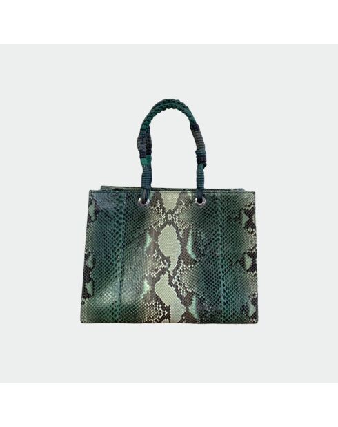 Sac bandouliere Giorgio en cuir mint - 30,5 x 40 cm
